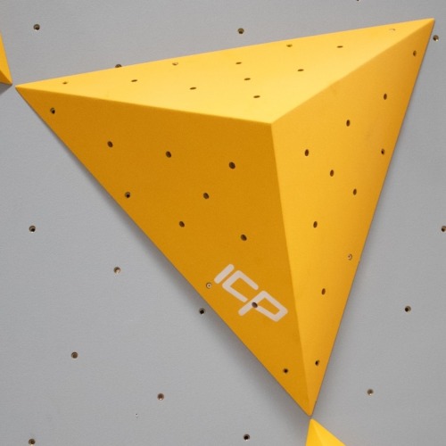 Kate.K2.1.M climbing volume with a mid-size angular design, mounted on ICP Walls.