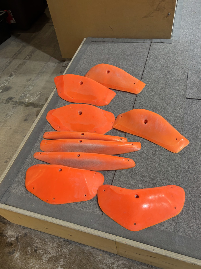 Holds-Flathold-Mix set of 9