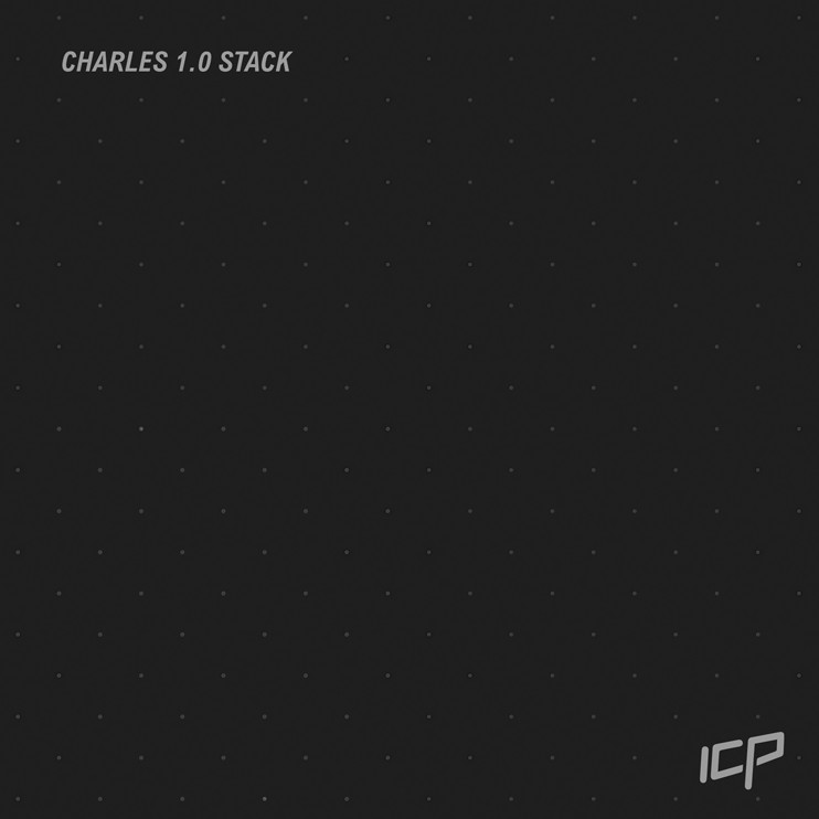 Animated GIF showing the Charles Volume Set of five modular climbing volumes in white, rotating on a grey background to display all angles.