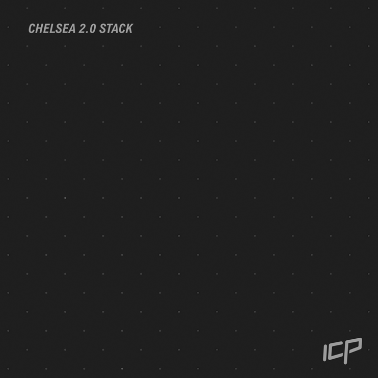 Animated GIF showing the Chelsea Volume Set of three modular climbing volumes in white, rotating on a grey background to display all angles.