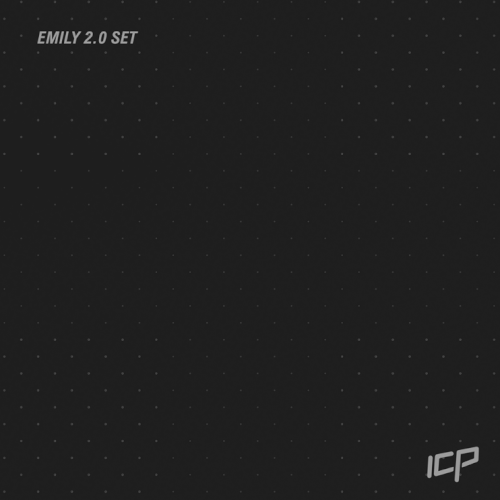 Animated GIF showing the Emily Volume Set of six mirrored rectangular climbing volumes in white, rotating on a grey background to display all angles.