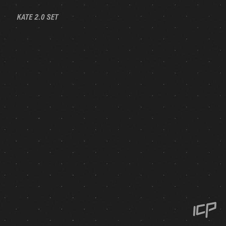 Animated GIF showing the Kate Volume Set of three pyramid climbing volumes in white, rotating on a grey background to display all angles.