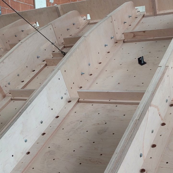 ICP Airboard timber climbing wall
